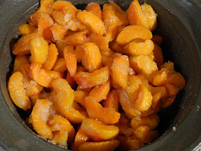 グラニュー糖とあんず