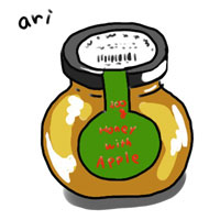 リンゴはちみつ