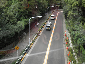 モノレールから